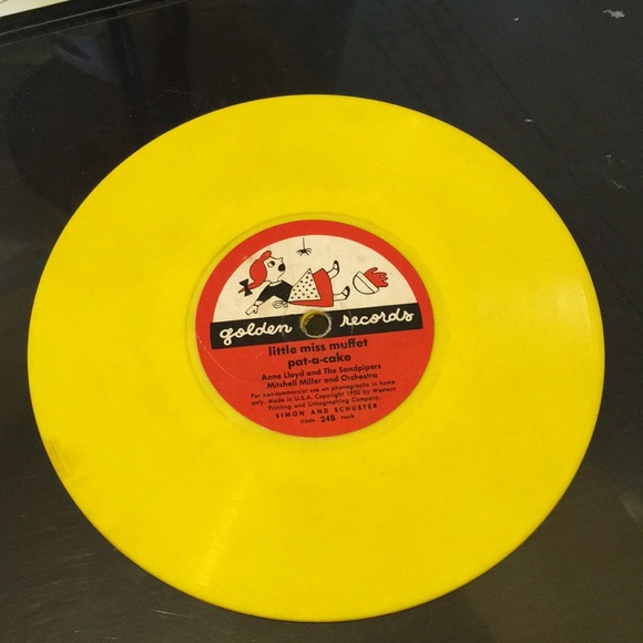 Set of 4 vintage golden records - Picture 6 of 7